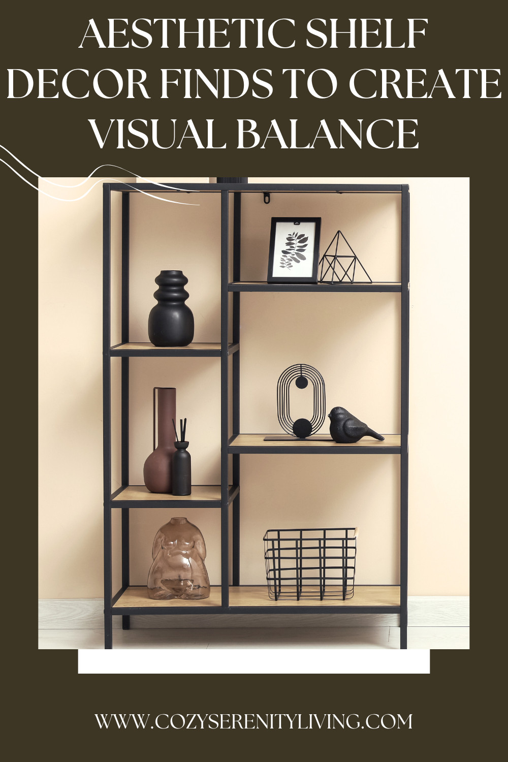 Aesthetic Shelf Decor Finds to Create Visual Balance

Create harmony on open shelves with decor pieces that balance shape, texture, and negative space. Sculptural vases, framed prints, geometric accents, and woven storage add interest without clutter, helping each shelf feel intentional and calm. Mixing matte ceramics, glass elements, and metal details in neutral tones brings depth while keeping the overall look minimal and refined. These shelf decor ideas work beautifully in living rooms, home offices, and bedrooms where thoughtful styling makes the space feel curated and visually balanced. aesthetic shelf decor, shelf styling ideas, modern shelf accessories, neutral shelf decor, sculptural vases, geometric decor accents, minimalist shelf styling, matte ceramic decor, woven basket storage, balanced home styling 

 

#LTKdayinmylife #LTKHome #LTKSaleAlert