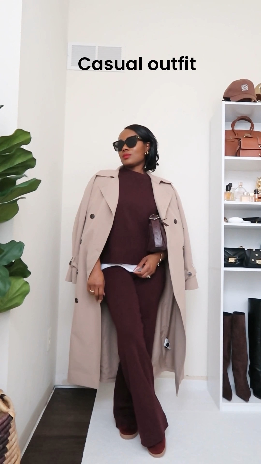 Trench coat outfit ideas. Shop the look. #trenchcoat #knitset #casualoutfit 

#LTKSeasonal #LTKmomlife #LTKgrwm