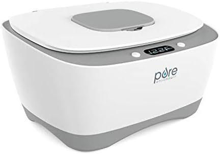 PureBaby Wipe Warmer with Digital Display - Easy-Feed Dispenser with 3 Heat Settings, LCD Display, 8 | Amazon (US)