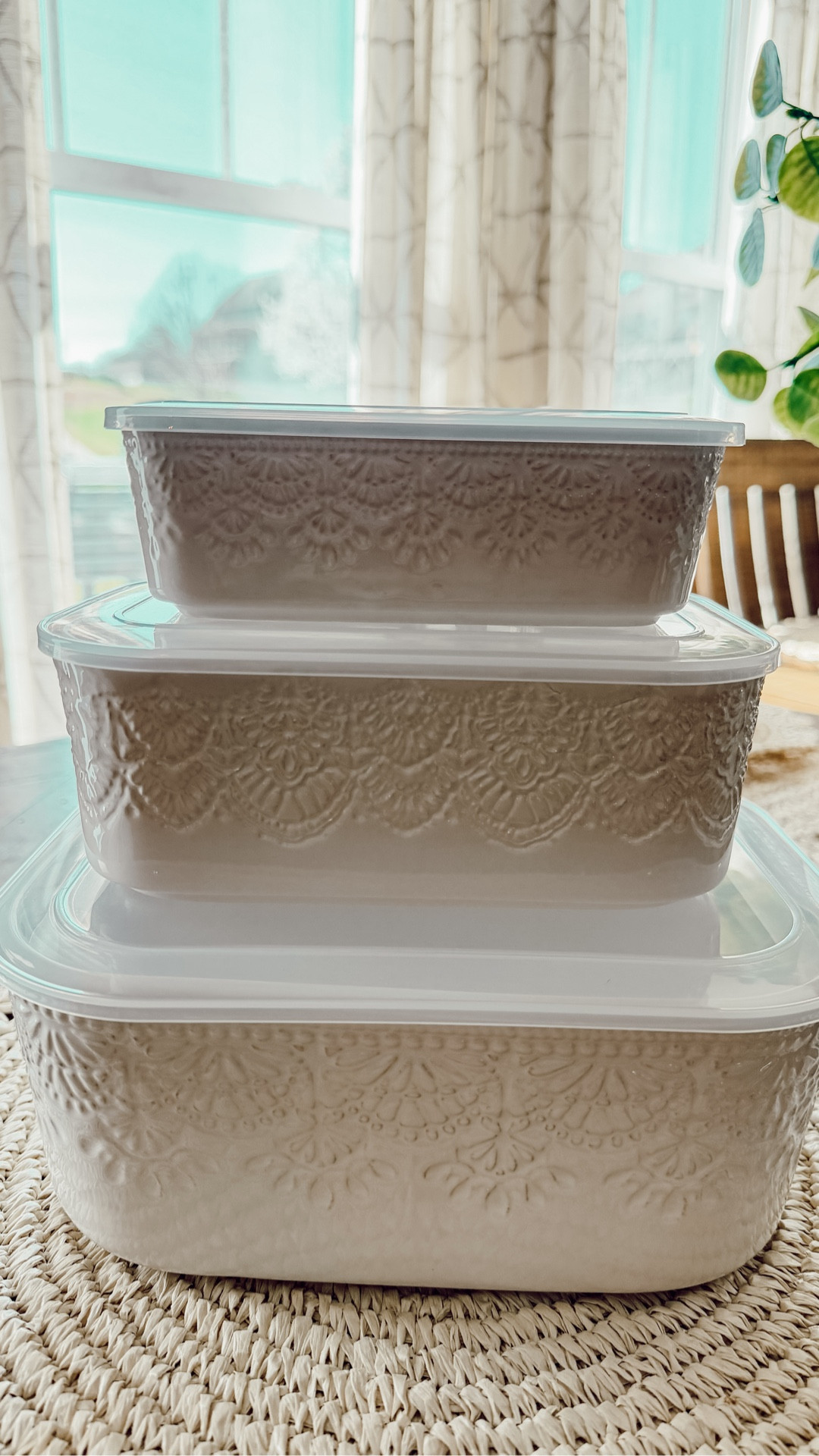 Love this set of nesting storage dishes! And the pattern on them is so pretty too! 

#LTKHome #LTKSeasonal