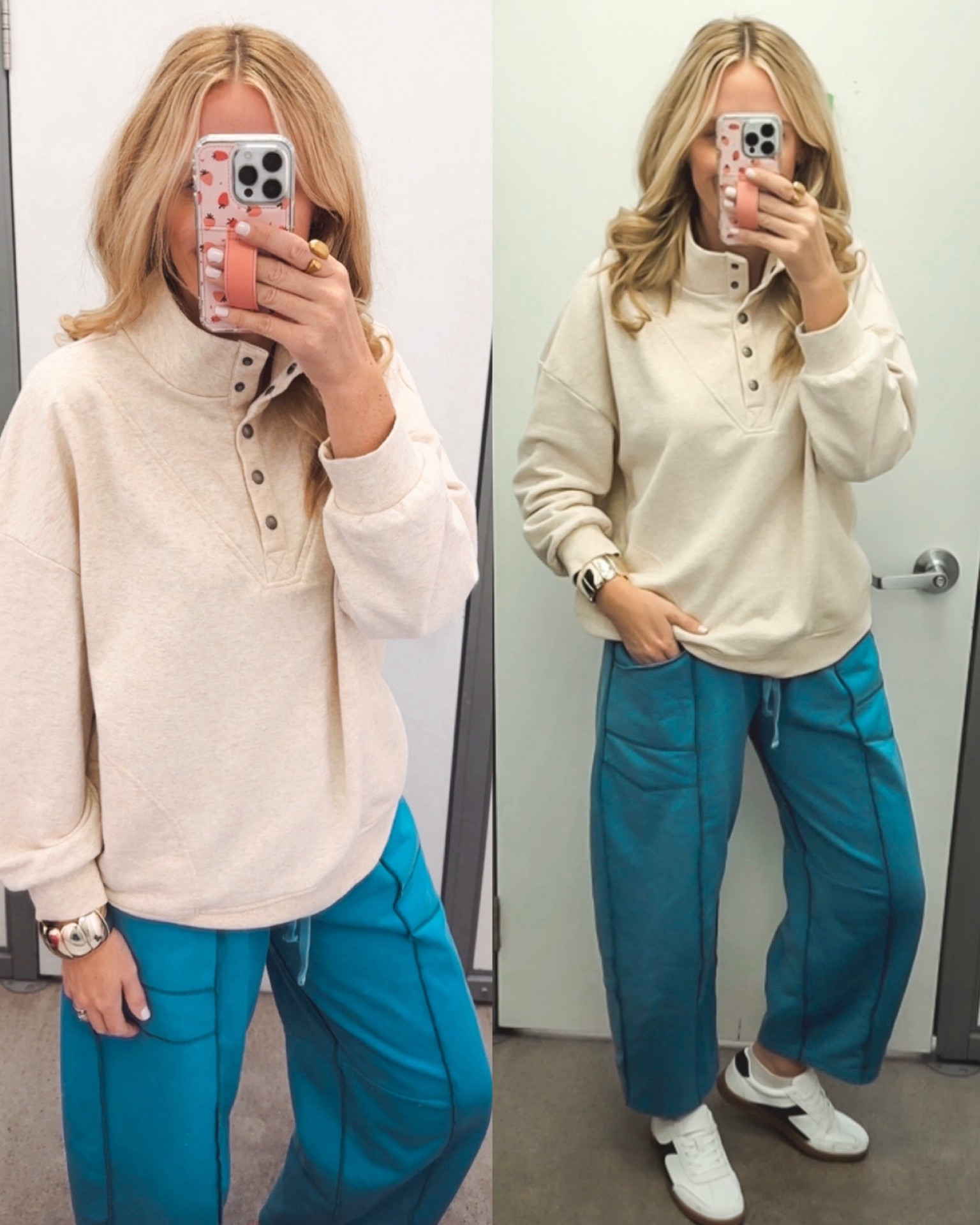 Walmart outfit of the day 🤍
This button-down pullover is on rollback for only $12 and it’s such a good everyday basic — soft, easy to layer, and the kind of piece you’ll reach for constantly. I paired it with these Free People–inspired barrel sweats that I own in multiple colors. They’re insanely comfortable, super well made, and they wash beautifully.

Wearing a medium in the sweats.

#LTKFinds #LTKSaleAlert #WalmartFashion #AffordableStyle #WalmartOutfit #BarrelSweats #AthleisureStyle #ComfyOutfit #WalmartWardrobe #LTKFallFashion

#LTKCyberWeek #LTKSaleAlert #LTKFindsUnder50