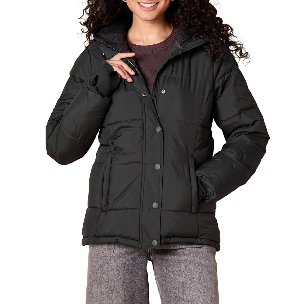 Amazon Essentials Womens Heavyweight Quilted Long-Sleeve Hooded Puffer Coat (Available in Plus Si... | Amazon (US)