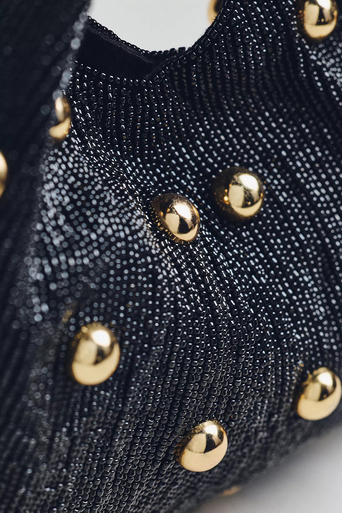 Studded Beaded Satchel Bag | Anthropologie (US)