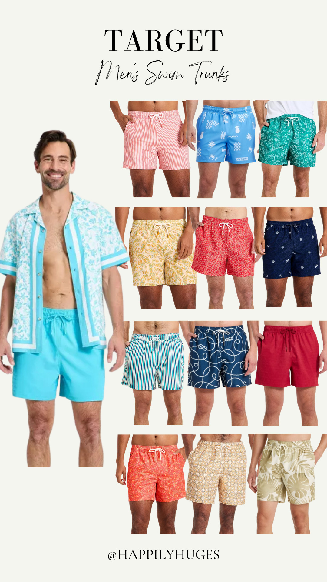 Men’s swim trunks from Target perfect for summer days,  

 #LTKTall #LTKSwim #LTKTravel