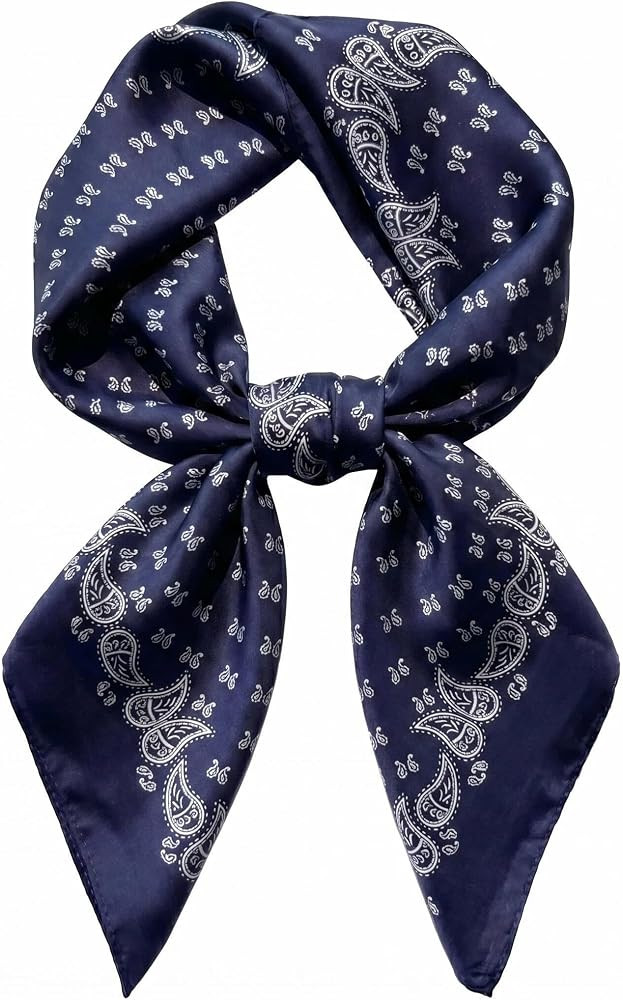 Head Hair Scarf for Women Neck Scarf Like Satin Silk Hair Bandana Square Scarves Fashion Accessor... | Amazon (US)