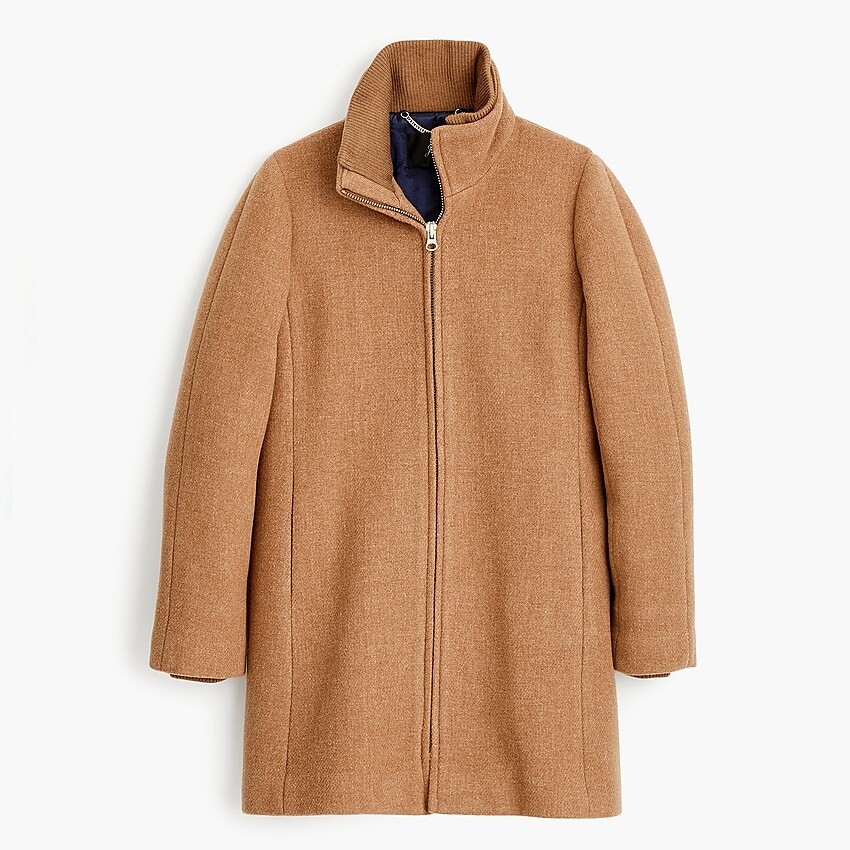 Lodge coat in Italian stadium-cloth wool | J. Crew US
