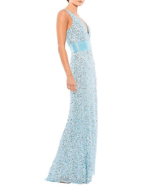 Sleeveless Sequin Gown | Saks Fifth Avenue