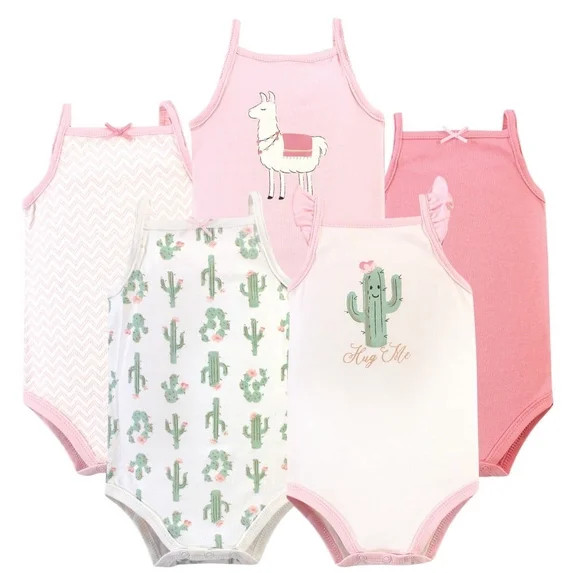 Hudson Baby Sleeveless Bodysuits, 5-Pack, Preemie-24 Months | Walmart (US)