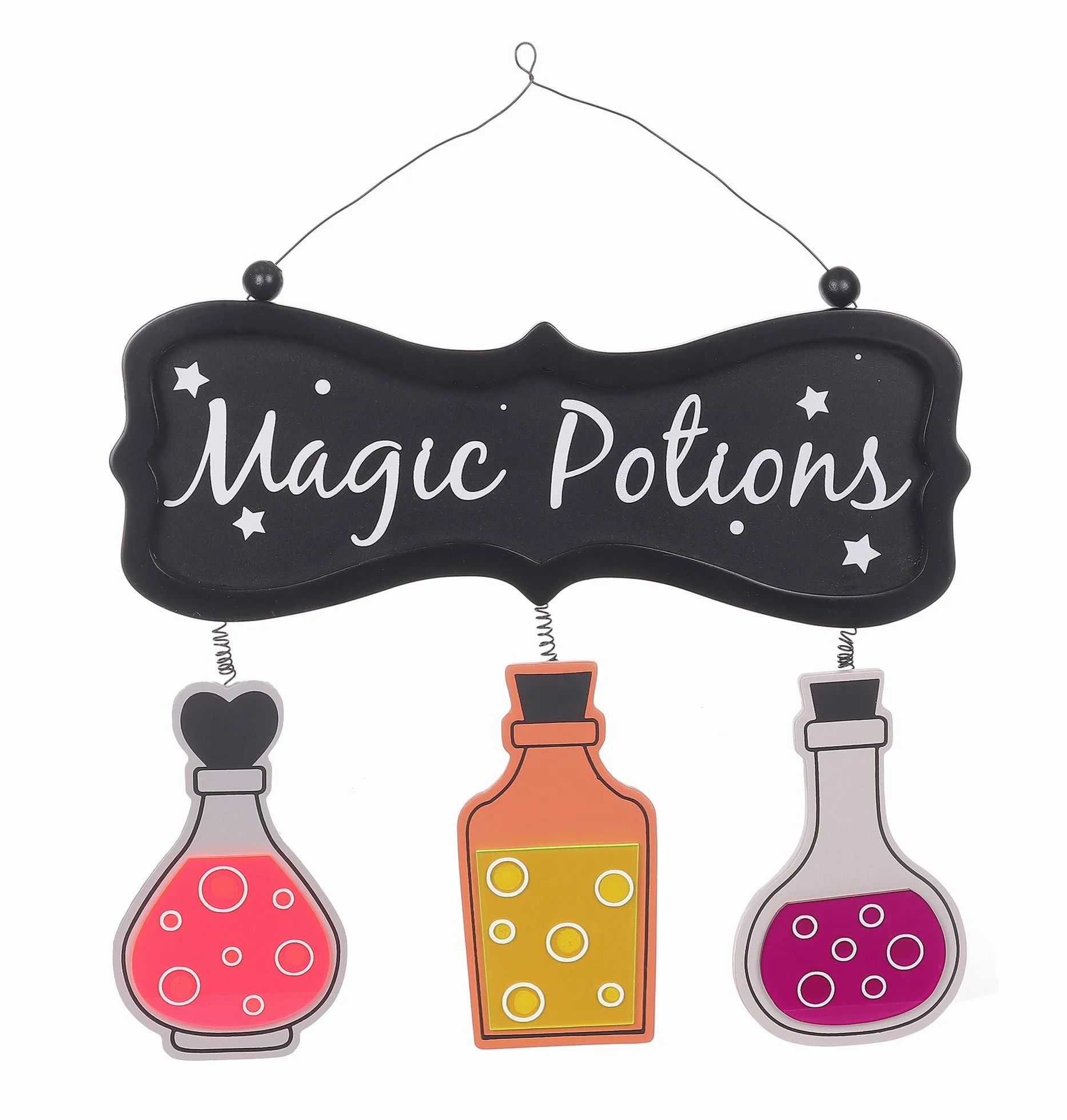 Halloween Magic Potions MDF Wall Sign, 11.5 in x 0.5 in x 12.75 in, by Way To Celebrate | Walmart (US)