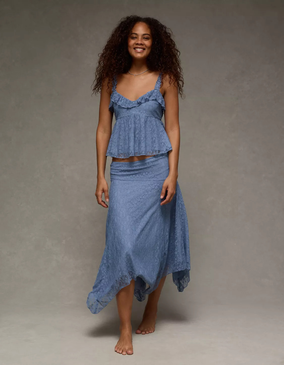 AE Lace Babydoll Cami | American Eagle Outfitters (US & CA)