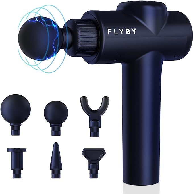 Flyby Massage Gun Deep Tissue - Percussion Muscle Massager Gun for Athletes F1Pro - Handheld Elec... | Amazon (US)