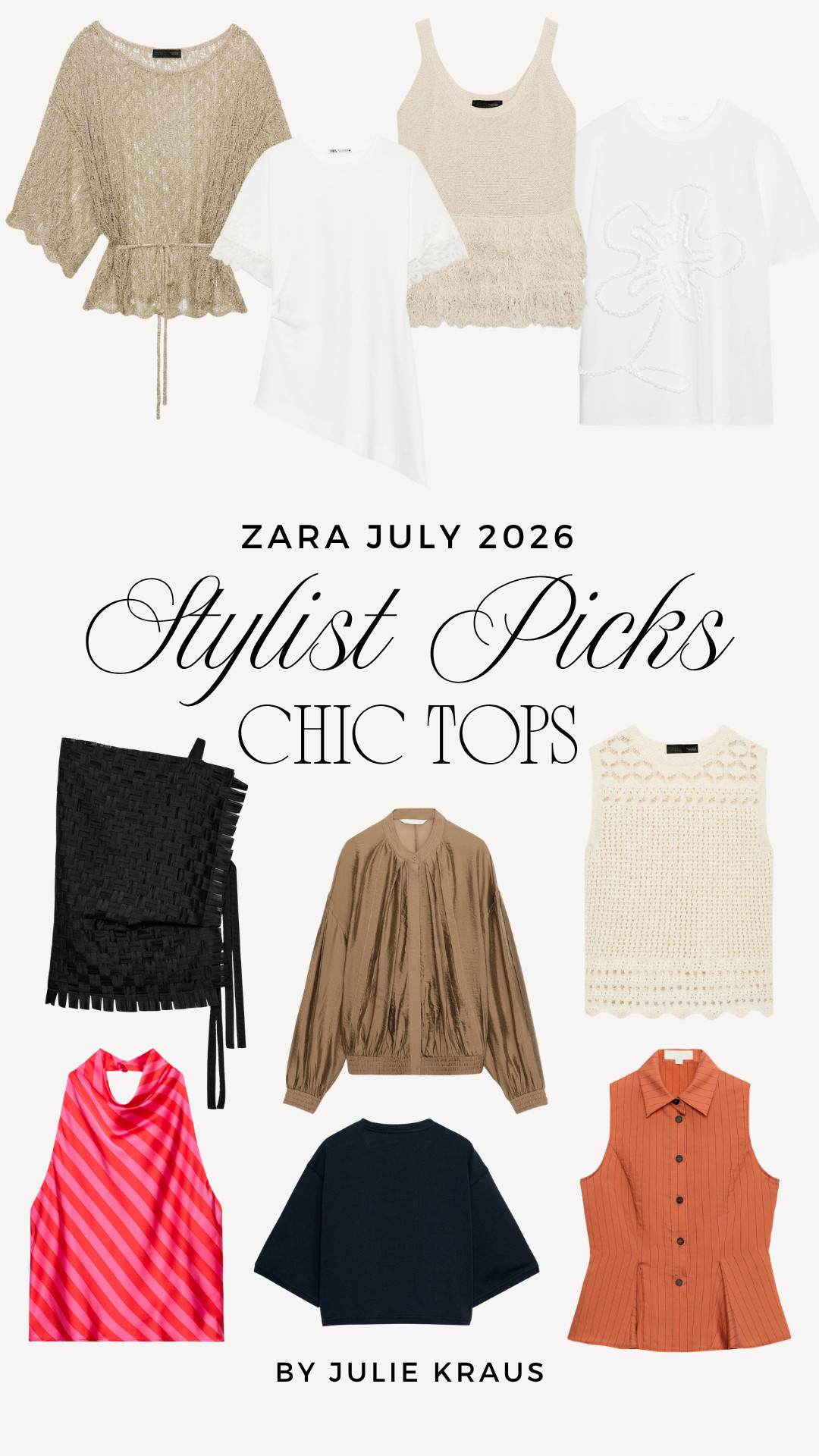 The tops from Zara I keep reaching for right now. Modern, versatile, and exactly the kind of piece that makes every outfit feel intentional. Zara Tops • Stylist Picks from Zara • Chic Summer Tops • Modern Outfit Ideas 2026 

 #LTKSeasonal #LTKOver40