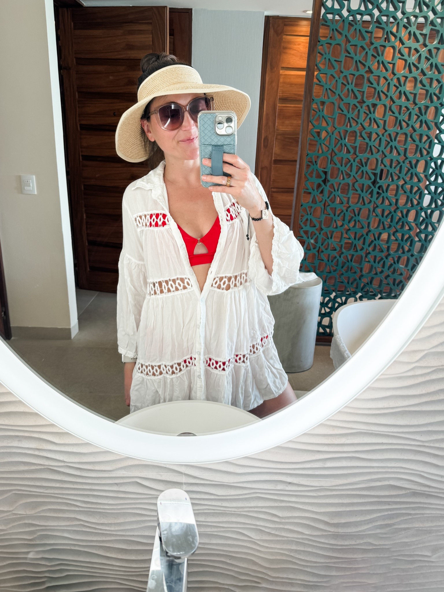 Cute Amazon coverup only $22.99 and I’m still loving this red bikini. It’s really affordable too! 🙌🏼

#LTKSeasonal #LTKTravel