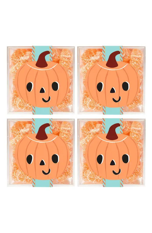 sugarfina Pumpkin Super Sour Stars Set of 4 Candy Cubes at Nordstrom | Nordstrom