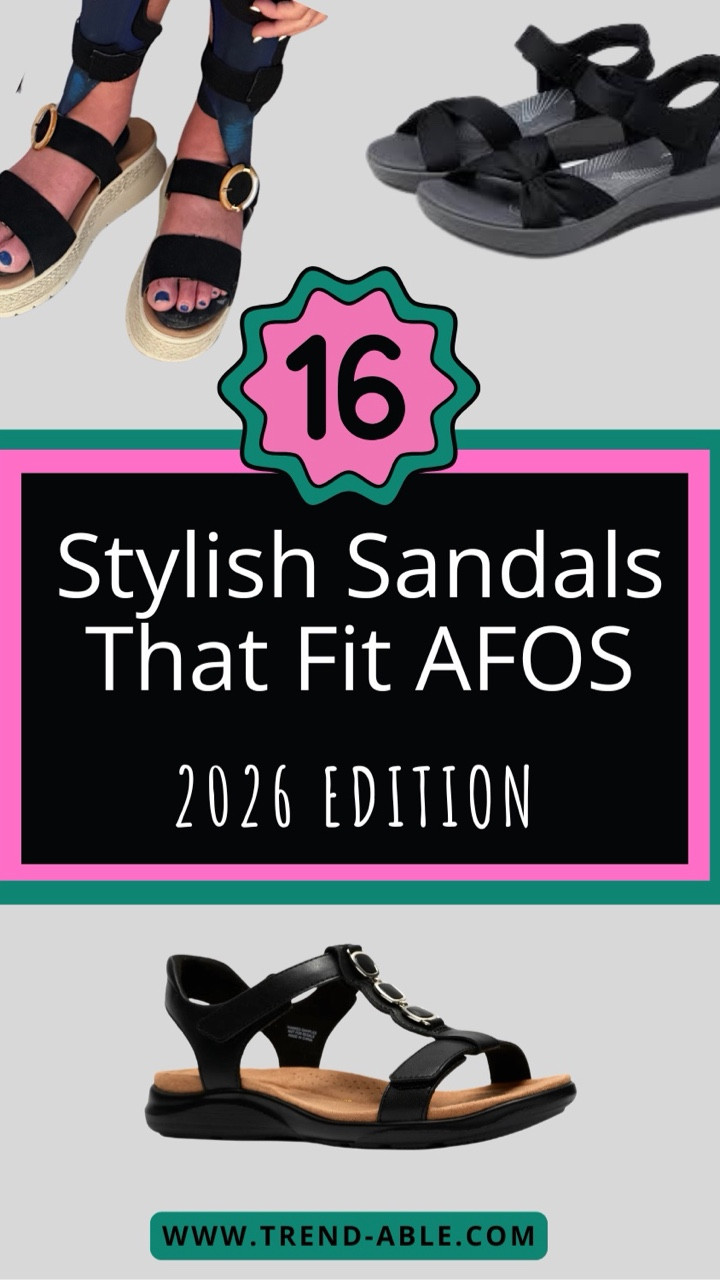 16 sandals… and yes, there’s definitely some compromise—but these are the cutest ones I’ve found that actually work with AFOs.⁣
⁣
Think wide widths, adjustable straps, better support, and styles you’ll actually want to wear.⁣
⁣
I rounded up all 16 on the website so you can see + shop your favorites. #footdropfashion #embraceit #cmtstrong #shoesforafos #widewidth