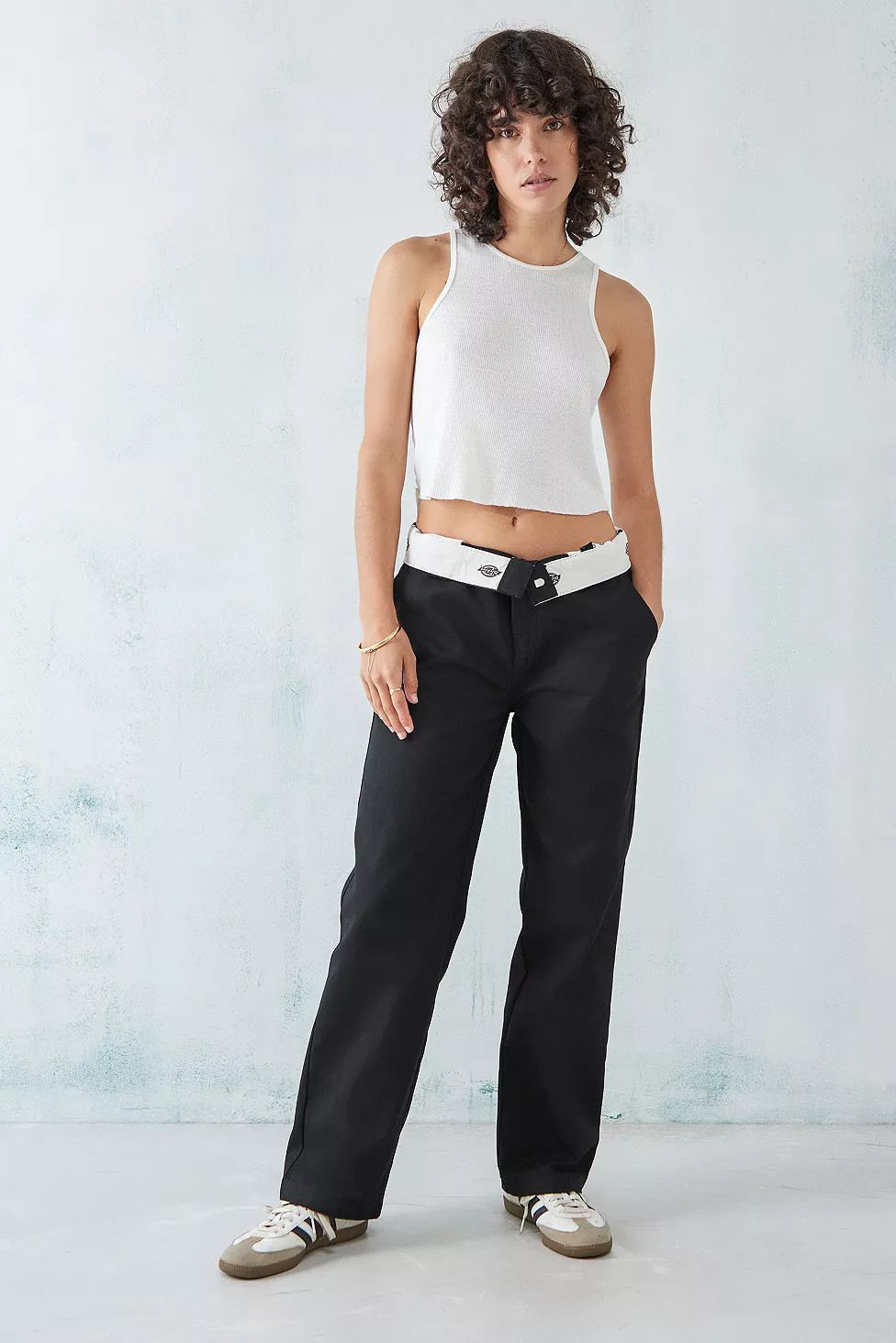 Dickies Elizaville Black Workwear Trousers | Urban Outfitters (EU)