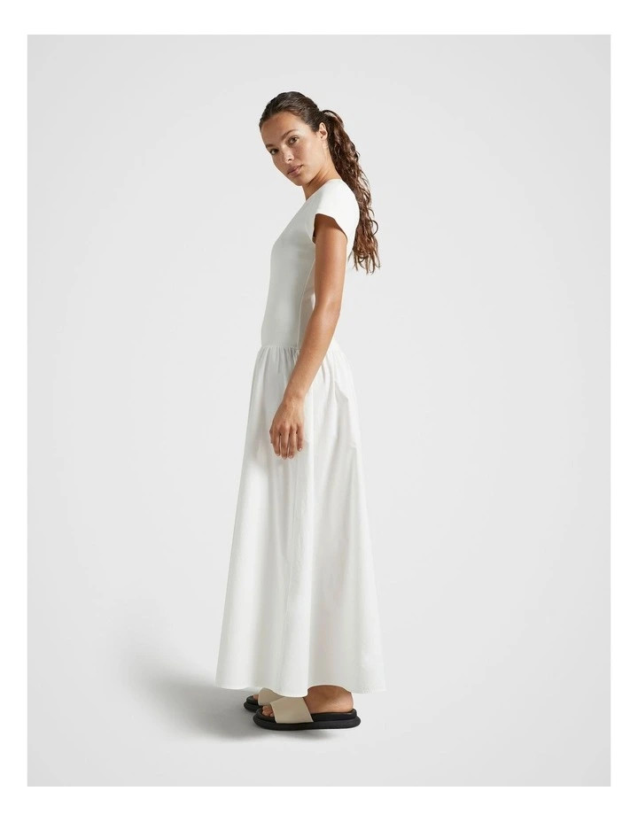 Fine DayRib Poplin Dress in White | Myer