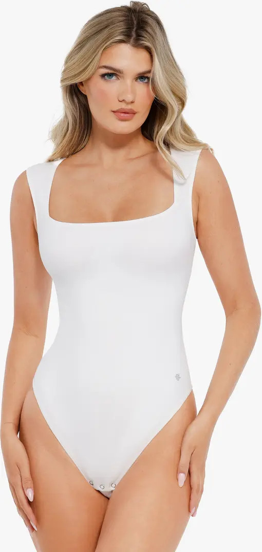 Shapewear Cloudsense Sleeveless Square Neck Bodysuit | Nordstrom