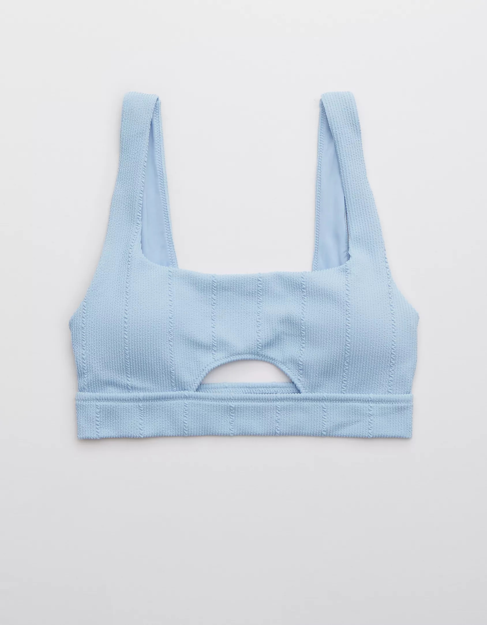 Aerie Crinkle Cut Out Scoop Bikini Top | American Eagle Outfitters (US & CA)