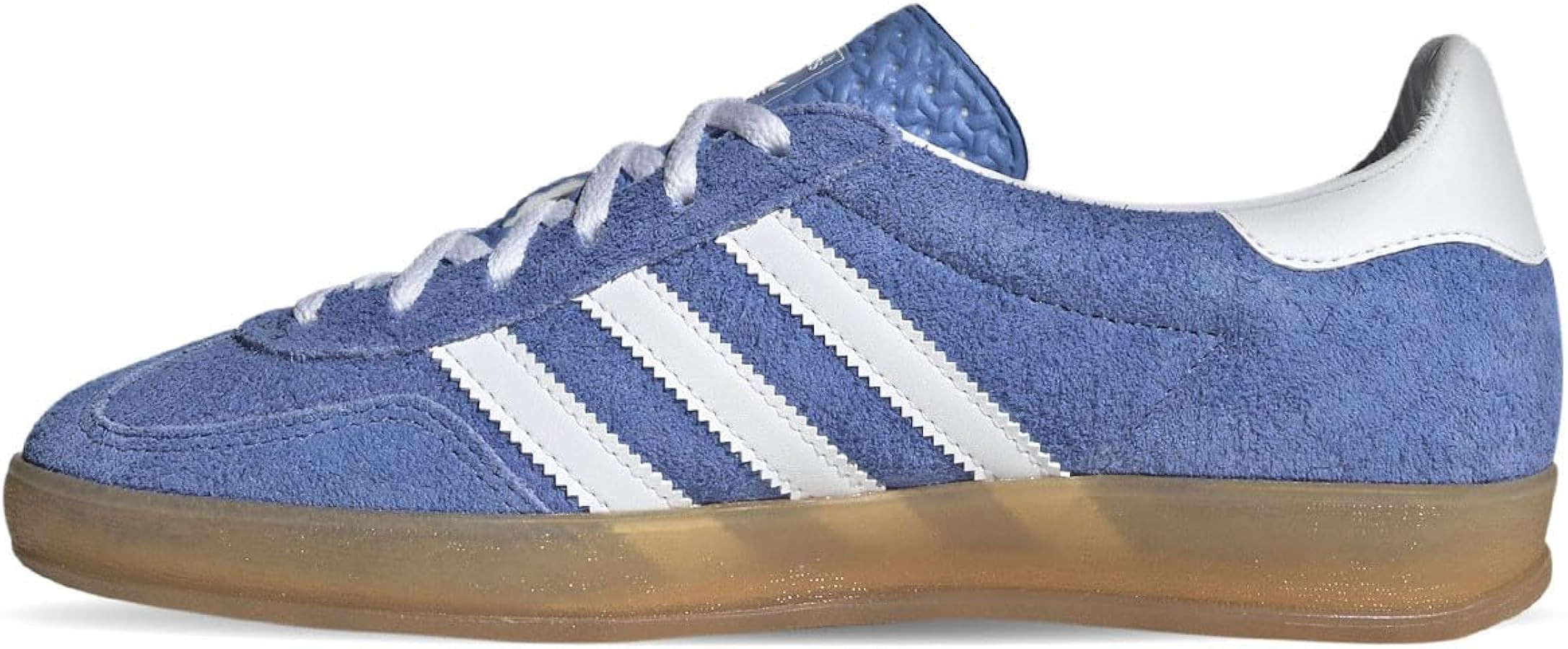 Adidas Womens Gazelle Indoor Blue Fusion/Footwear White/Gold Size 7.5 | Amazon (US)