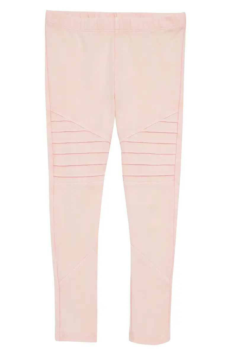 Stretch Cotton Moto Leggings | Nordstrom