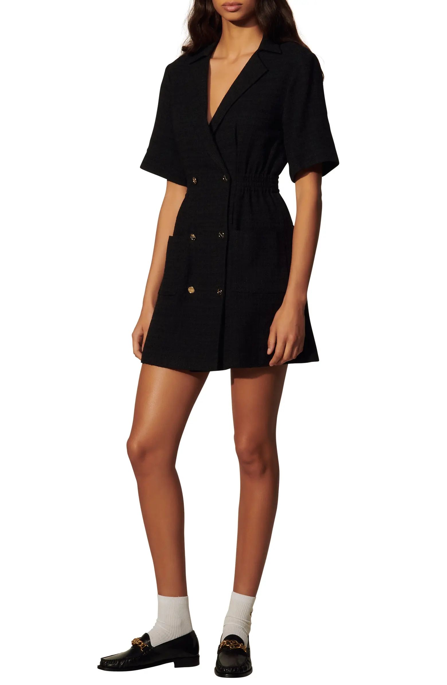 Double Breasted Short Sleeve Dress | Nordstrom