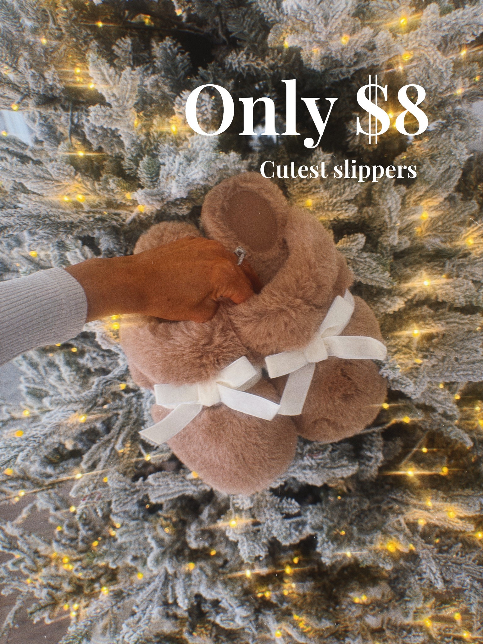 These are hands-down the cutest holiday slippers and they’re ONLY $8 right now 🎀✨ Cozy, plush, and such a steal — perfect for gifting or adding to your Christmas morning pajamas. Linking both colors!

#LTKHoliday
#LTKGiftGuide
#LTKSaleAlert
#LTKUnder50
#LTKUnder25
#LTKHome
#LTKCozy
#HolidayGifts2025
#StockingStuffers
#AmazonFinds
#AmazonFashion
#AmazonGiftGuide
#CozyAesthetic
#HolidayDeals
#GiftGuideForHer
fuzzy slippers
	•	bow slippers
	•	cozy holiday slippers
	•	Amazon holiday gifts
	•	$10 gift ideas
	•	budget-friendly gift ideas
	•	stocking stuffer ideas
	•	cozy winter essentials
	•	fluffy house slippers
	•	soft bedroom slippers
	•	mom gift ideas
	•	teen girl gift ideas
	•	matching pajama slippers
	•	cozy Christmas finds
	•	viral Amazon slippers
	•	affordable Christmas gifts
	•	holiday gift guide 2025
	•	winter lounge essentials
	•	ballerina bow slippers
	•	plush home slippers
	•	under $10 gifts
	•	cozy aesthetic gifts
	•	Amazon slippers on sale
