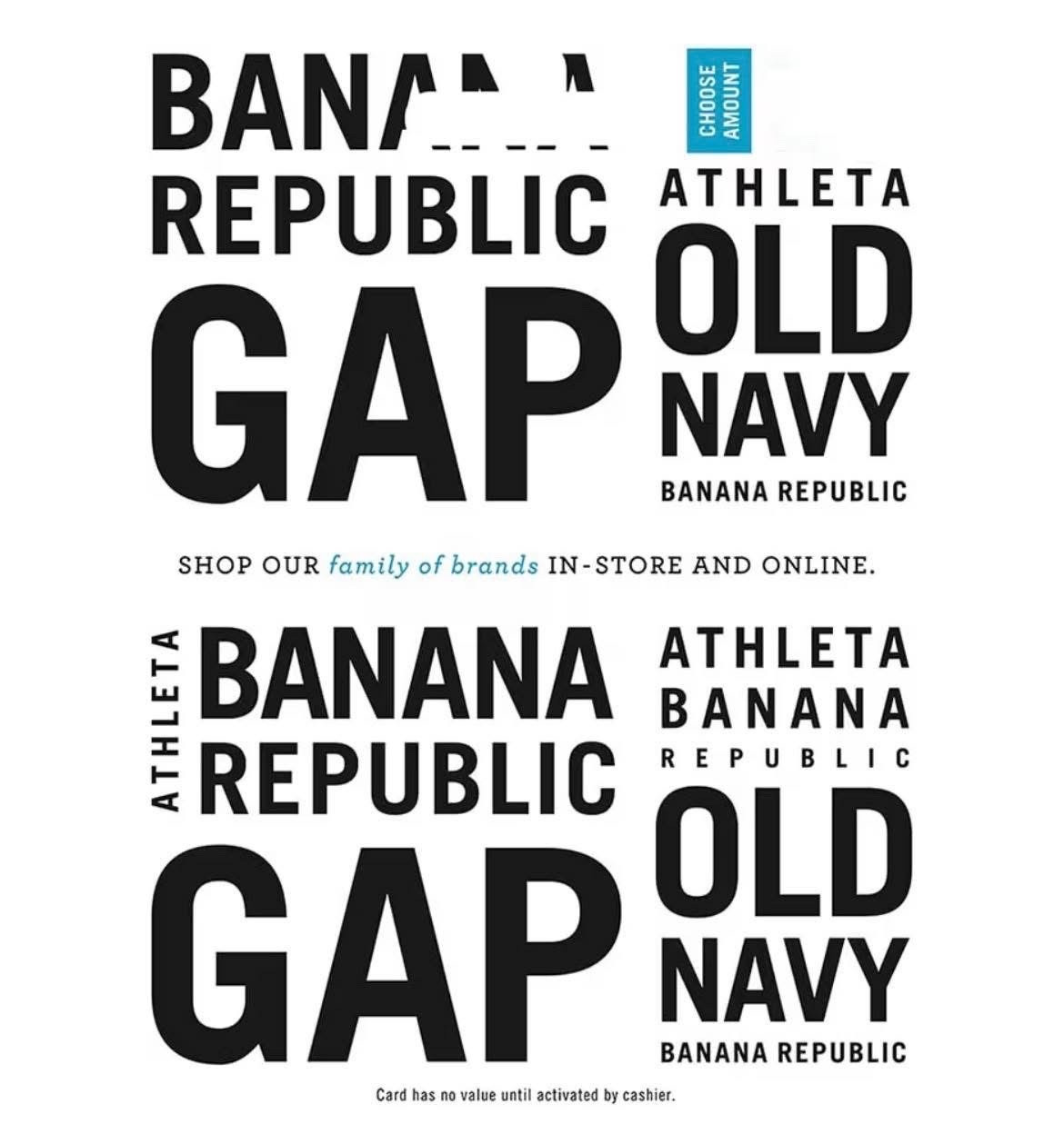 Good Morning! Amazon has a Lightning Deal on GAP Family of Brands Gift Cards! $50 gift cards are on sale for $40 🙌🏻 These work at Old Navy, Athleta, Banana Republic & GAP - and you receive a physical gift card, so this is even perfect for gifting if you’d like. Excellent way to maximize savings since gift cards can be combined with other ongoing promos!

#LTKMothersDay #LTKootd #LTKSaleAlert