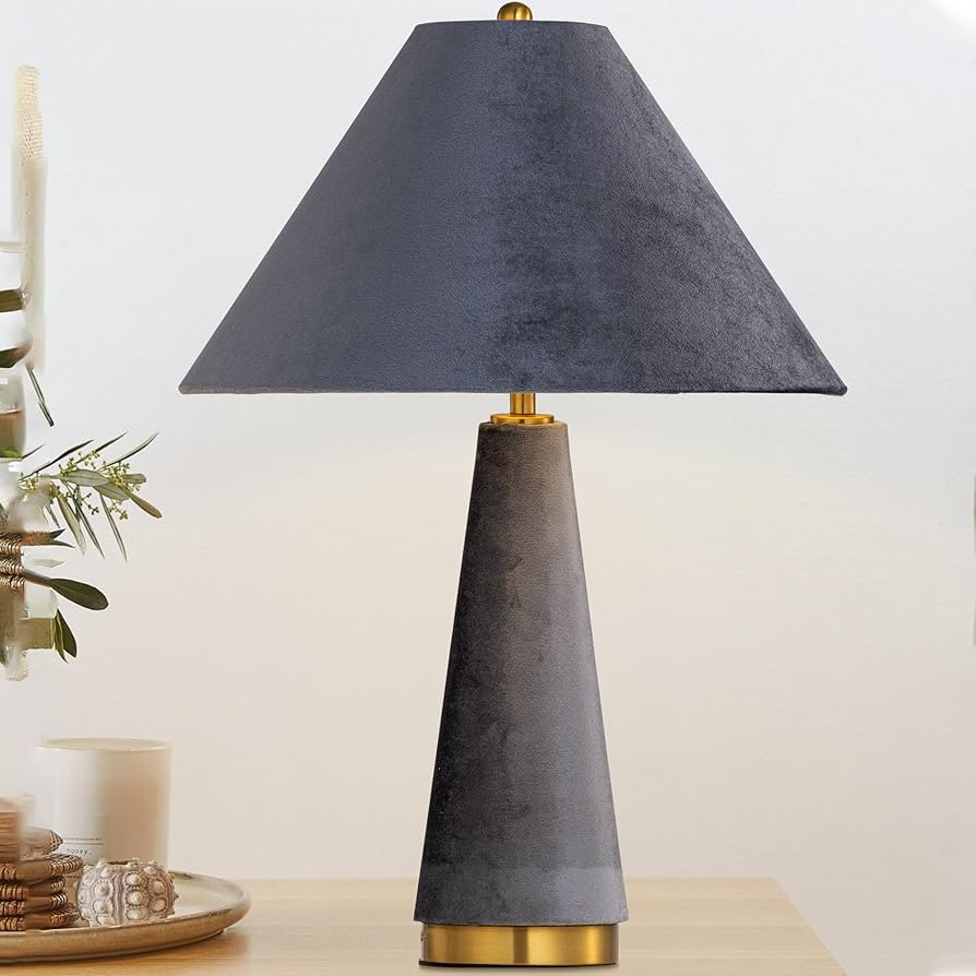 TOCHIC Table Lamp Modern, Mid Century Table Lamps for Bedroom, Bedside Single Table Lamp for Livi... | Amazon (US)