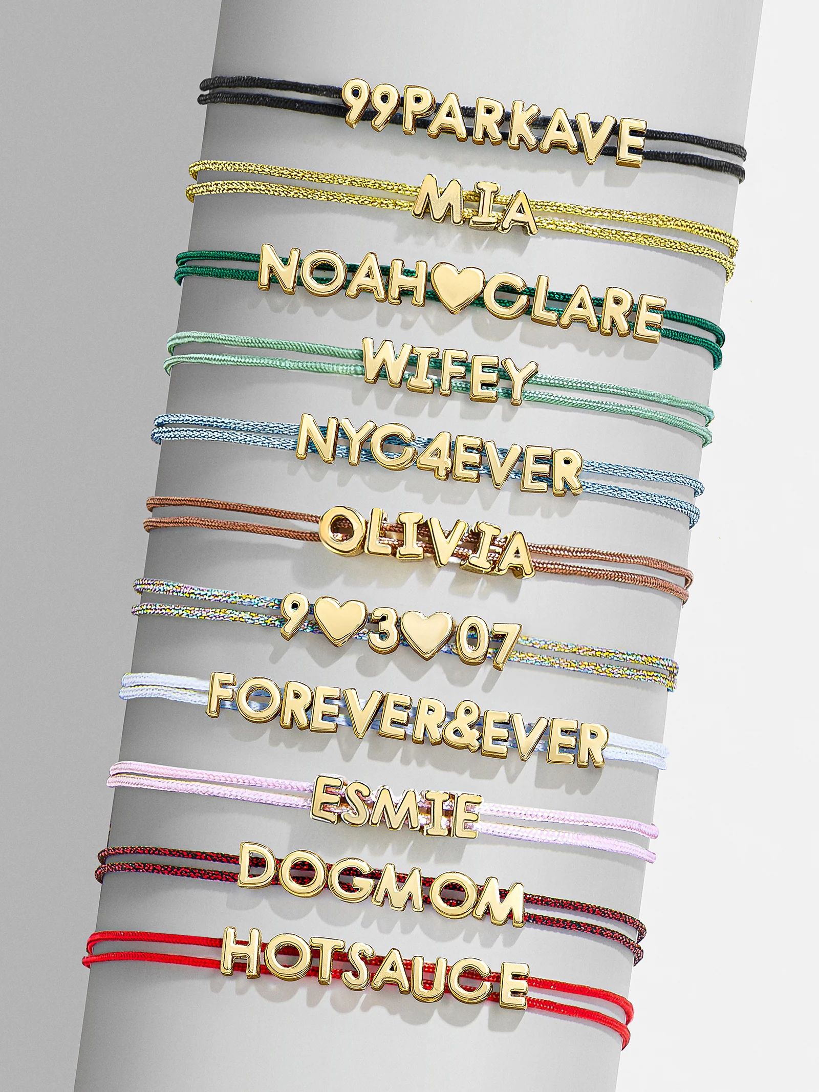 Custom Cord Bracelet | BaubleBar (US)