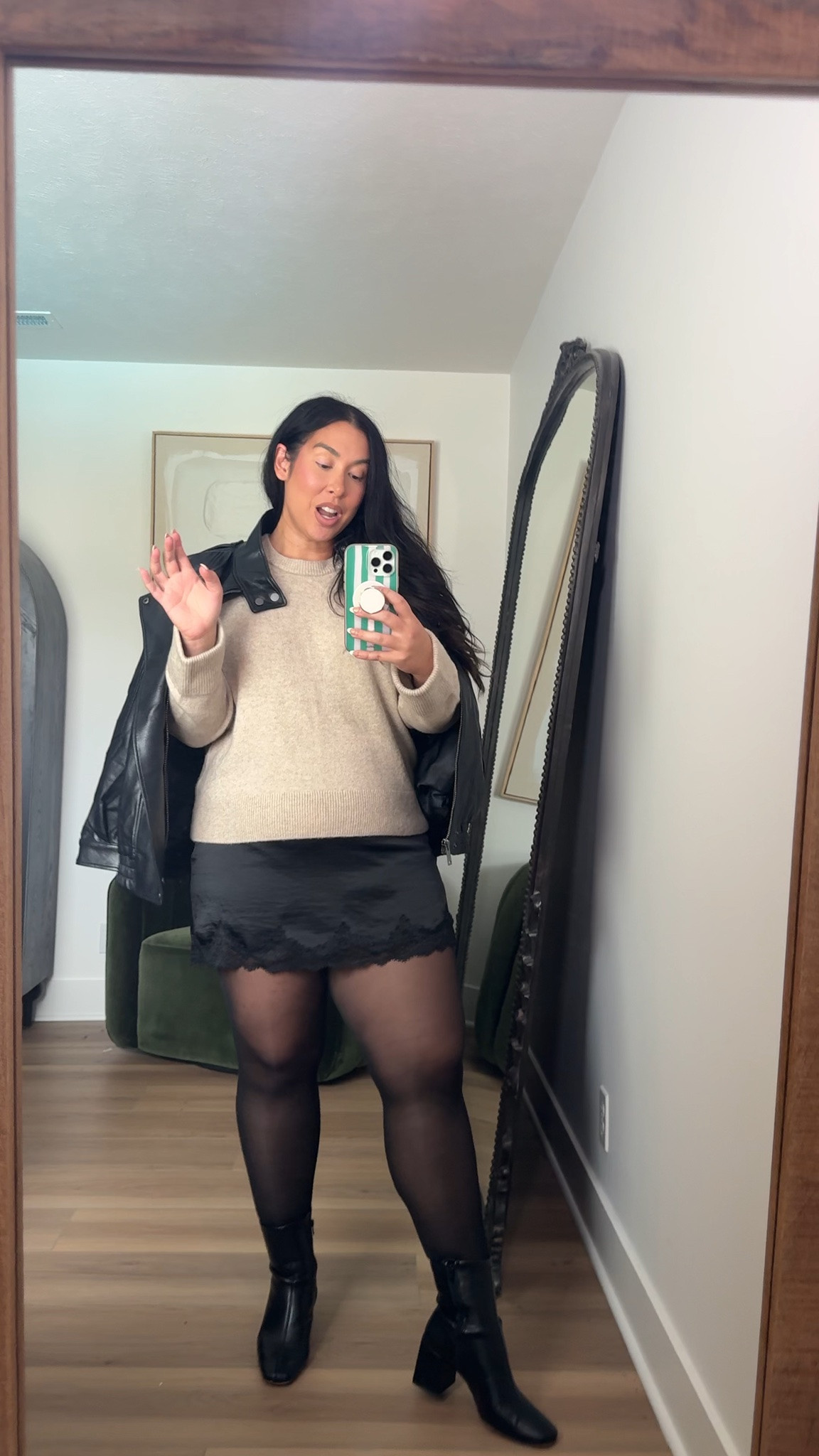 I love mixing textures, and this sweater is a favorite of mine! The perfect fall sweater that comes in tons of colors paired it with a lace skort! Wearing an XL on the bottom, L on top. Midsize, midsize fashion, Abercrombie, fall

#LTKSeasonal #LTKMidsize