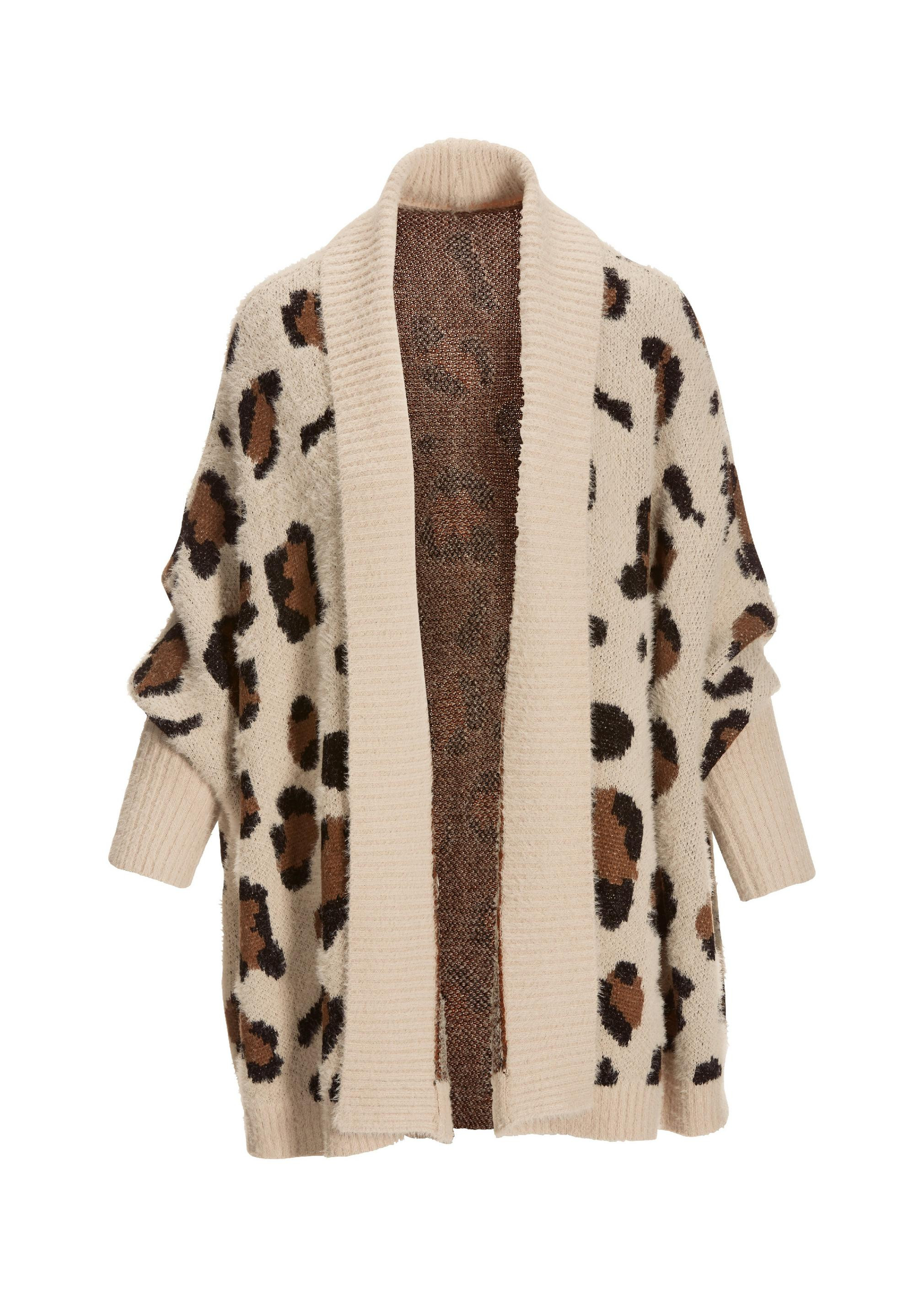Leopard Relaxed Cardigan | Boston Proper