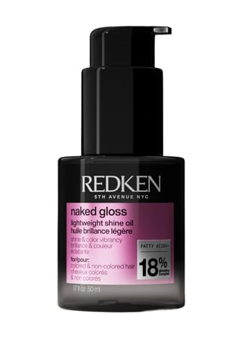 Redken Naked Gloss Shine Hair Oil – For Color-Treated Hair, 1.6 Fl Oz | Amazon (US)
