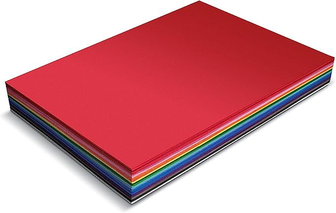 20 Pack EVA Foam Sheets, Extra Large Sheet Size, 12 x 17.5 Inch, Assorted Colors (20 Colors), 2mm... | Amazon (US)