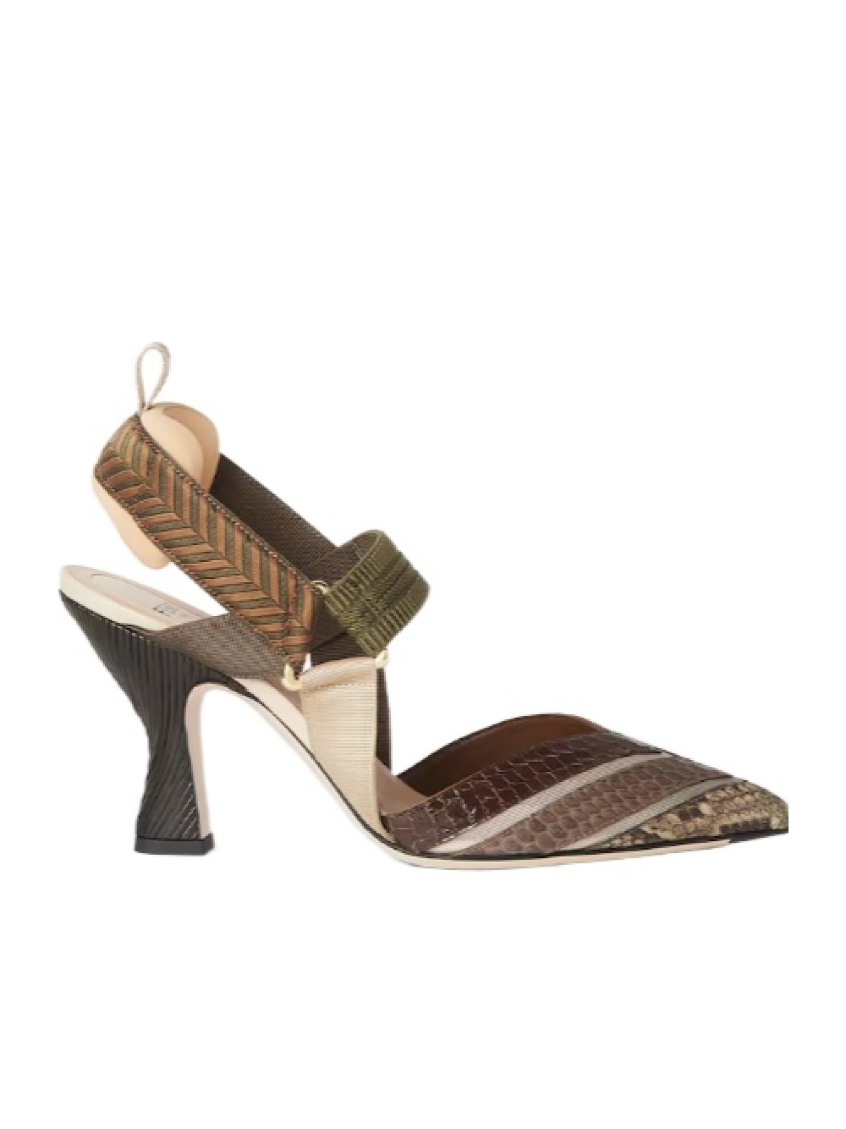 Fendi Colibr\u00ec Pointed-Toe Slingback Pumps | Senser US