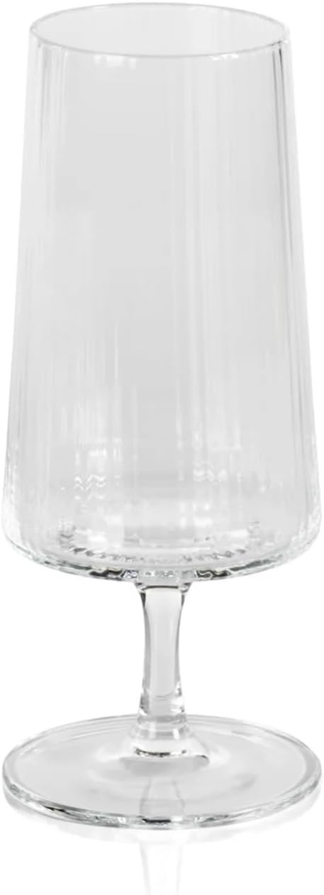 Zodax Bandol Fluted Textured Glasses or Stemware Sets of 4 (Cocktail) | Amazon (US)