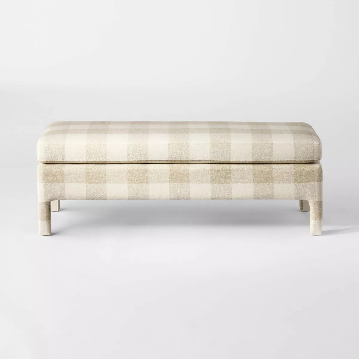 Bellfield Fully Upholstered Bench Checkered - Threshold™ designed with Studio McGee | Target