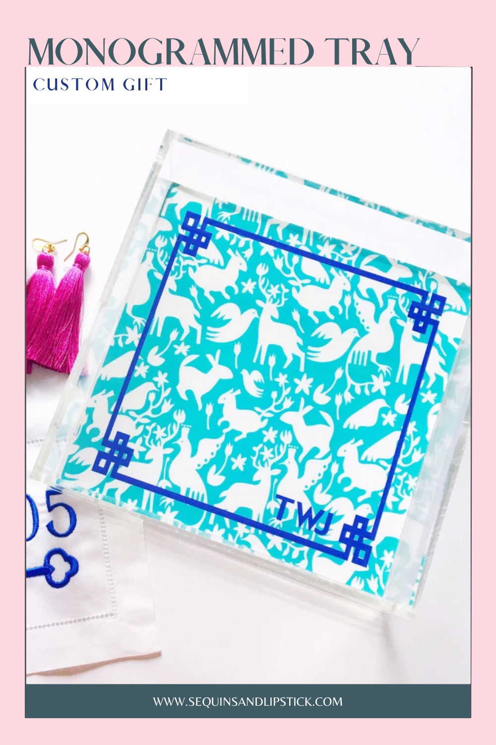 A personalized acrylic tray makes the perfect custom gift for holidays, housewarmings, birthdays, or newlyweds. Monogrammed designs add a classic, timeless touch to any home décor setup. A beautiful and practical gift option. 

 #LTKGiftGuide #LTKHoliday #LTKHome