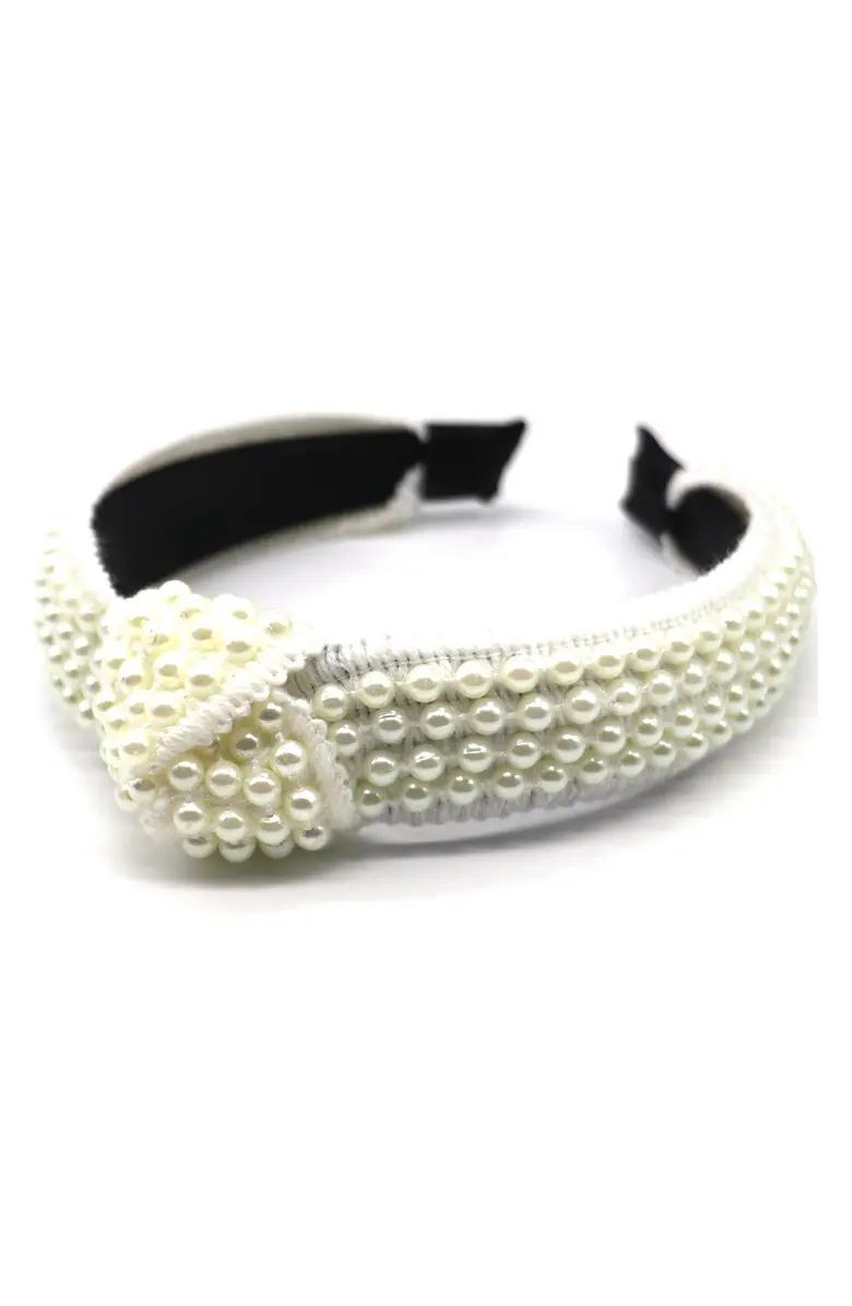 Imitation Pearl Knot Headband | Nordstrom