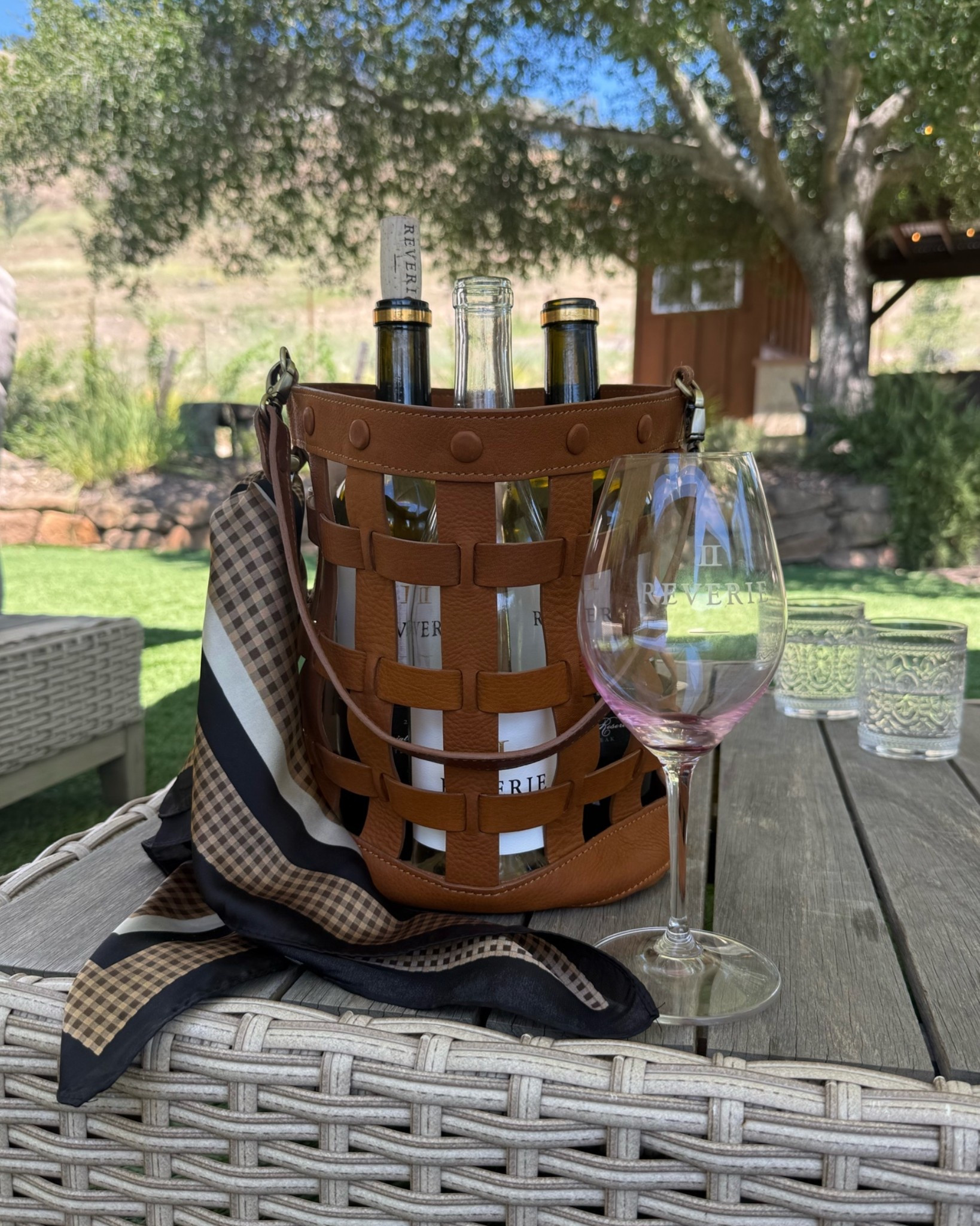 Should we get a bottle? 
The best leather, woven tote/beach bag/all purpose “clear” bag.

#LTKdayinmylife #LTKOver40 #LTKTravel