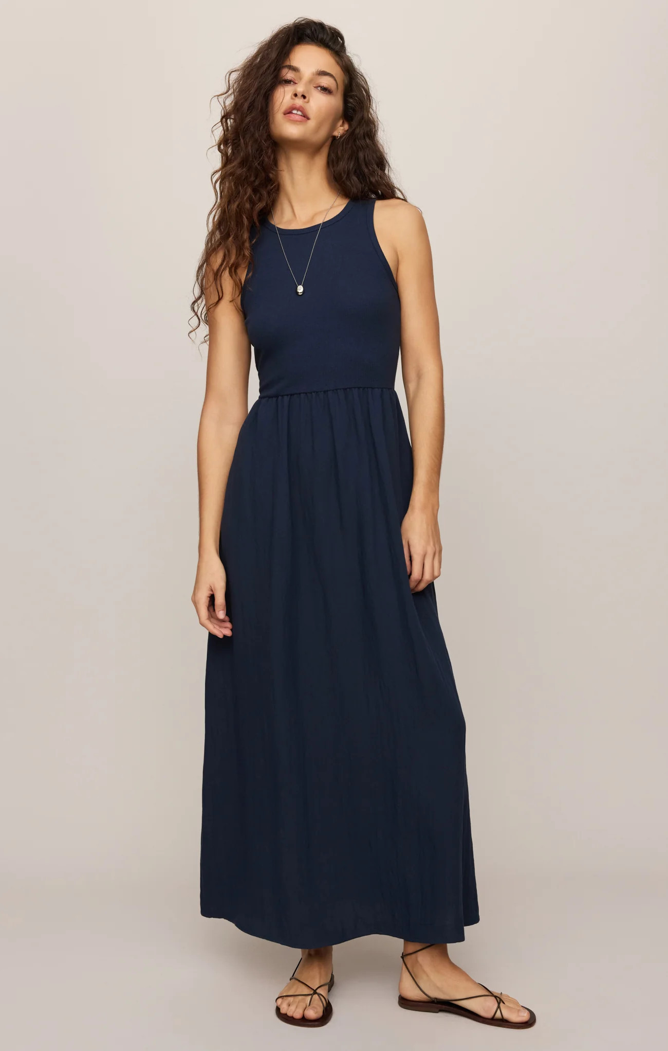 Charlotte Rib Midi Dress - Eclipse / Medium | Z Supply
