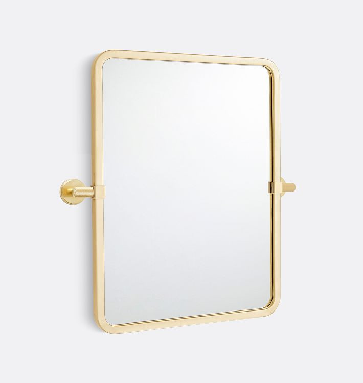 Trask Rounded Rectangle Pivot Mirror | Rejuvenation
