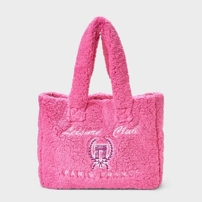 Girls' "Leisure Club" Tote Bag - Pink | Target