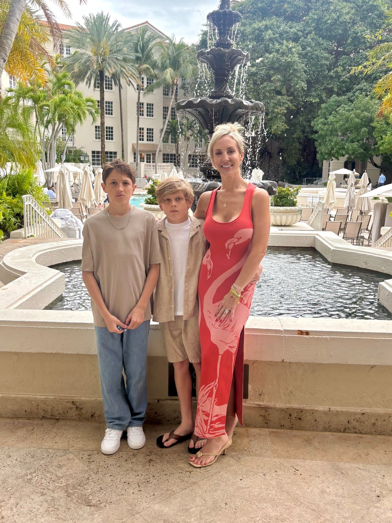 Also, loved how this flamingo dress fit. Wearing XS. Such a fun summer vacation dress  

#LTKPetite #LTKTravel #LTKmomlife