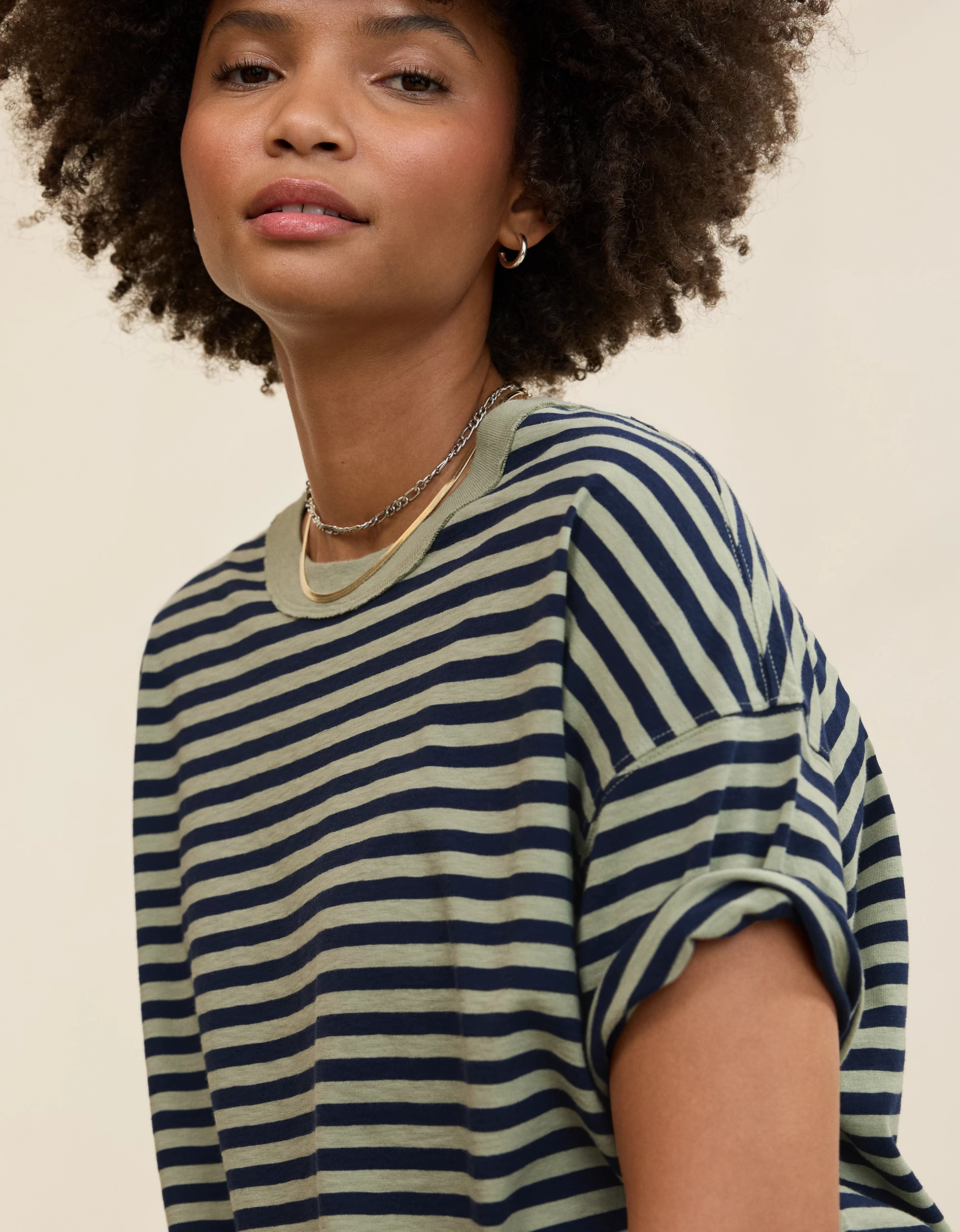 Aerie Oversized Crew Boyfriend T-Shirt | Aerie