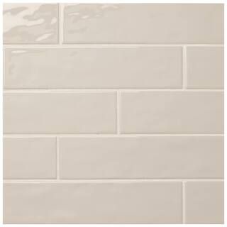 LuxeCraft Taupe 3 in. x 12 in. Glazed Ceramic Subway Wall Tile (12 sq. ft. / case) | The Home Depot