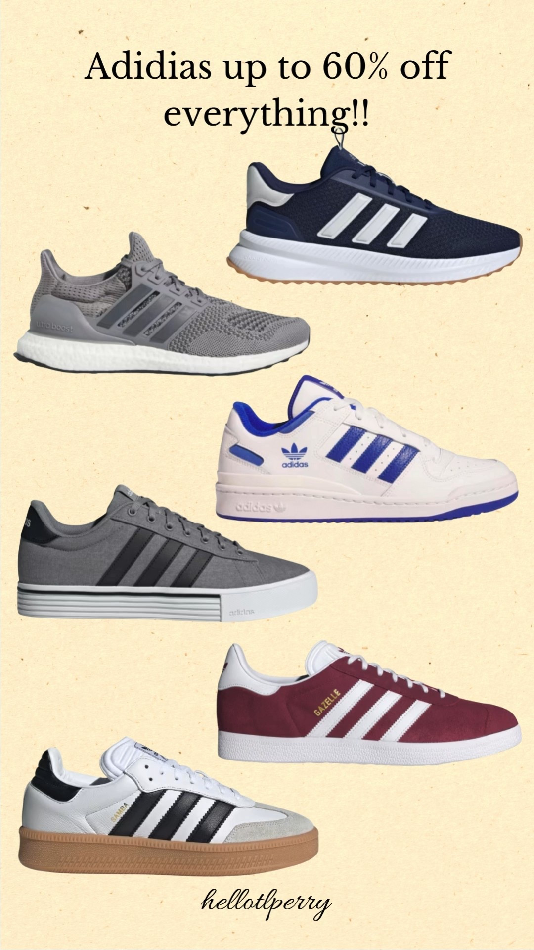 Up to 60% off  👟🔥
From everyday lifestyle sneakers to performance running styles, these pairs deliver comfort, support, and classic adidas style. Perfect for workouts, travel days, or elevating casual outfits — and all on major Black Friday markdowns.

Men’s adidas shoes, adidas men sale, men’s sneakers, men’s running shoes, men’s athletic footwear, adidas lifestyle shoes

#AdidasMen #MensAdidas #MensSneakers #SneakerDeals #StreetStyleMen #SaleAlert #DealFinder #helloltperry 

 

#LTKHoliday #LTKActive #LTKGiftGuide
