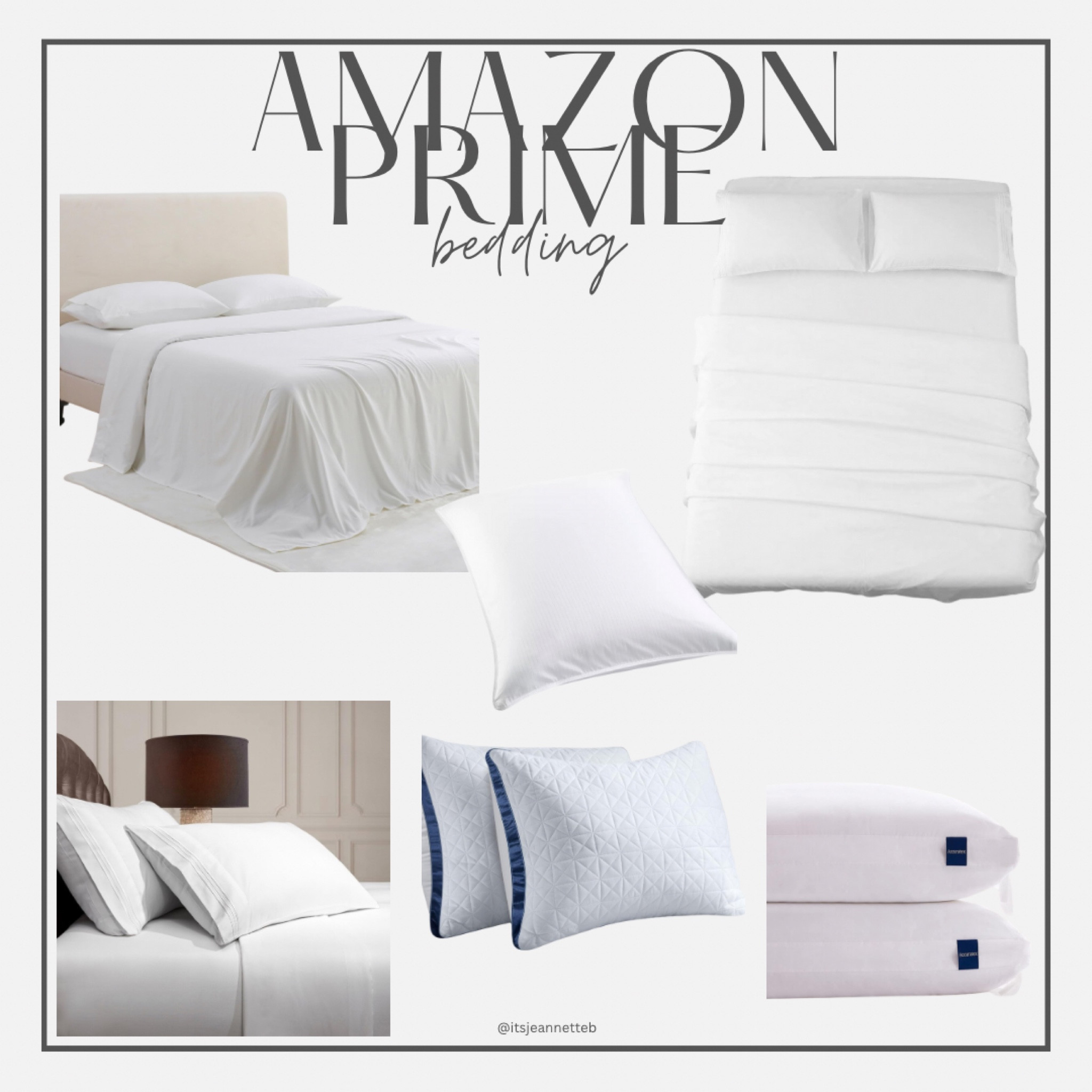 Comfy and clean looking bedding #ltkhome #bedding #pillows 

#LTKhome