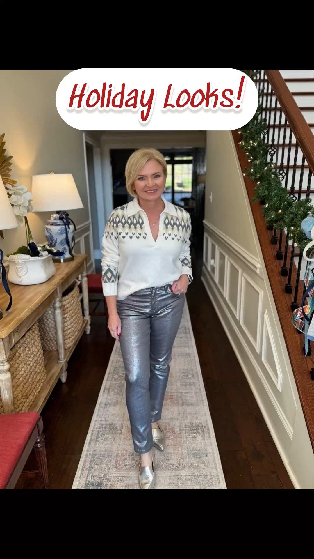 🎄Some holiday looks i rounded up from items in my closet! You don't have to buy new items, just look at things you have with fresh eyes. A little sparkle goes a long way!

Holiday outfits
Christmas party outfit
Christmas outfit
Metallics

#stylewithserena
#fashionover50
#holidayoutfuts
#christmasoutfit
#christmasparty

#LTKStyleTip #LTKWatchNow #LTKHoliday