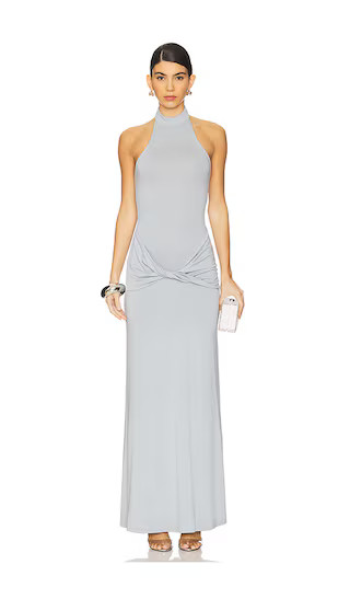 Lilliana Maxi Dress in Grey | Revolve Clothing (Global)